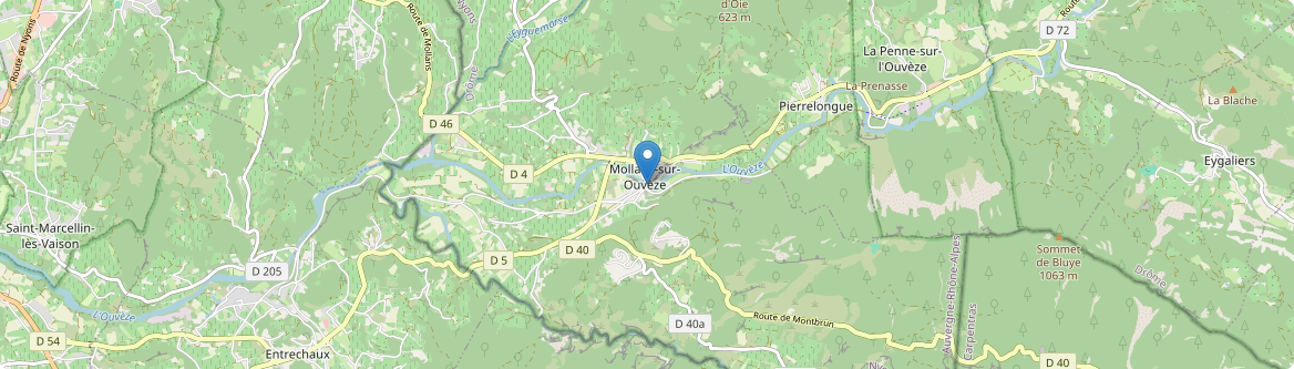 Mollans-sur-Ouvèze - Carte