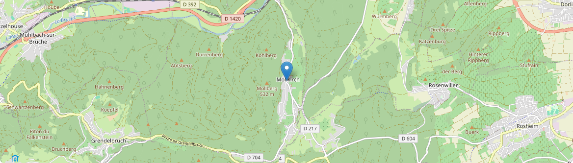 Mollkirch - Carte