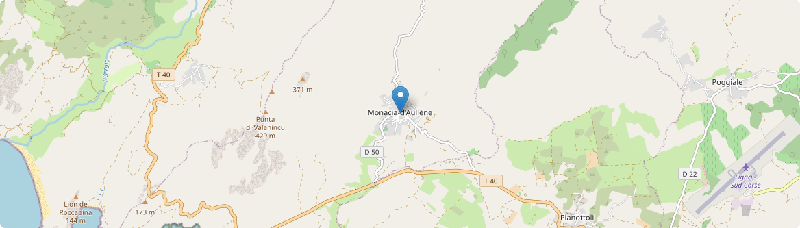 Monacia-d'Aullène - Carte
