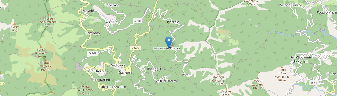 Monacia-d'Orezza - Carte