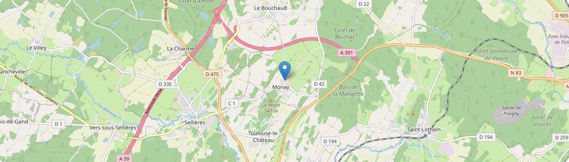 Monay - Carte