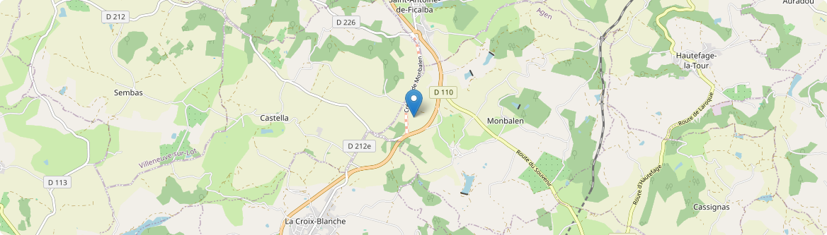 Monbalen - Carte