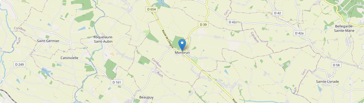 Monbrun - Carte
