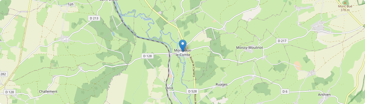 Monceaux-le-Comte - Carte