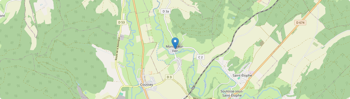 Moncel-sur-Vair - Carte
