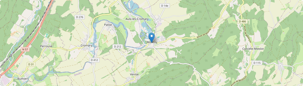 Moncey - Carte