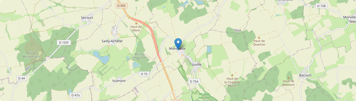 Moncheux - Carte