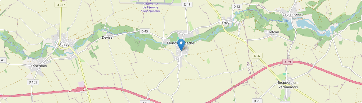 Monchy-Lagache - Carte