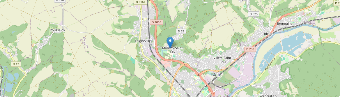 Monchy-Saint-Éloi - Carte
