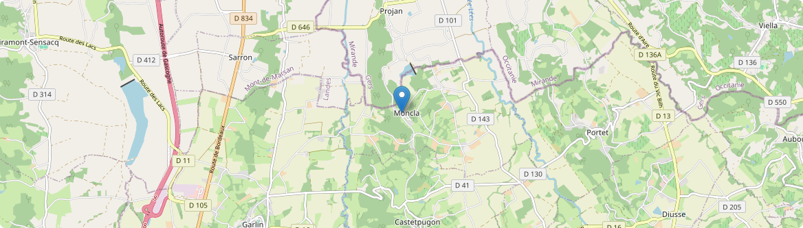 Moncla - Carte