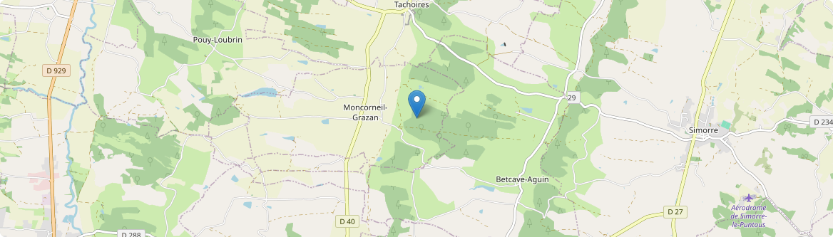Moncorneil-Grazan - Carte