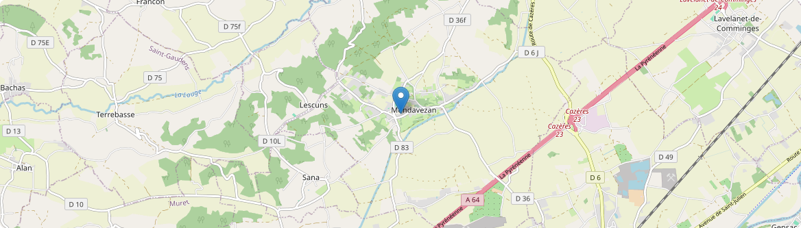 Mondavezan - Carte