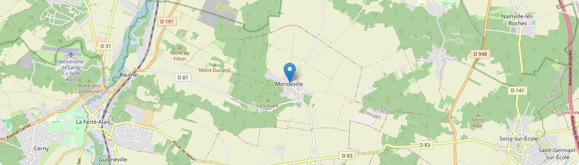Mondeville - Carte