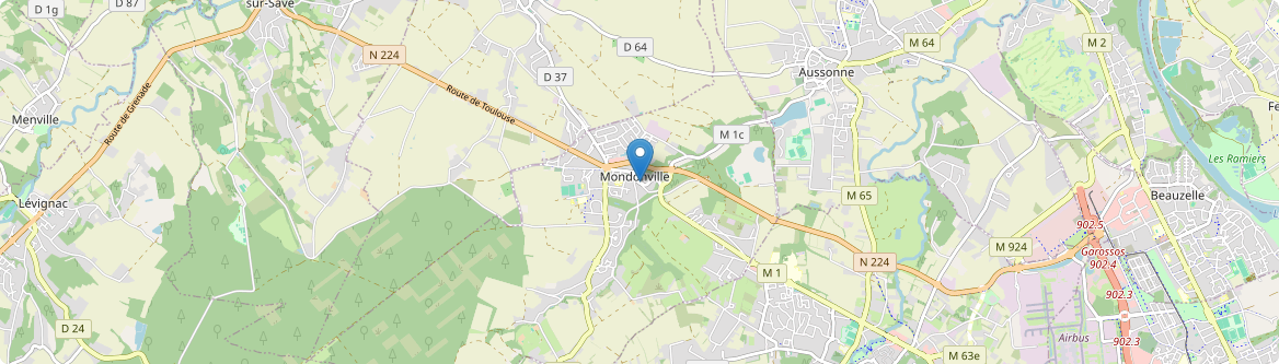 Mondonville - Carte