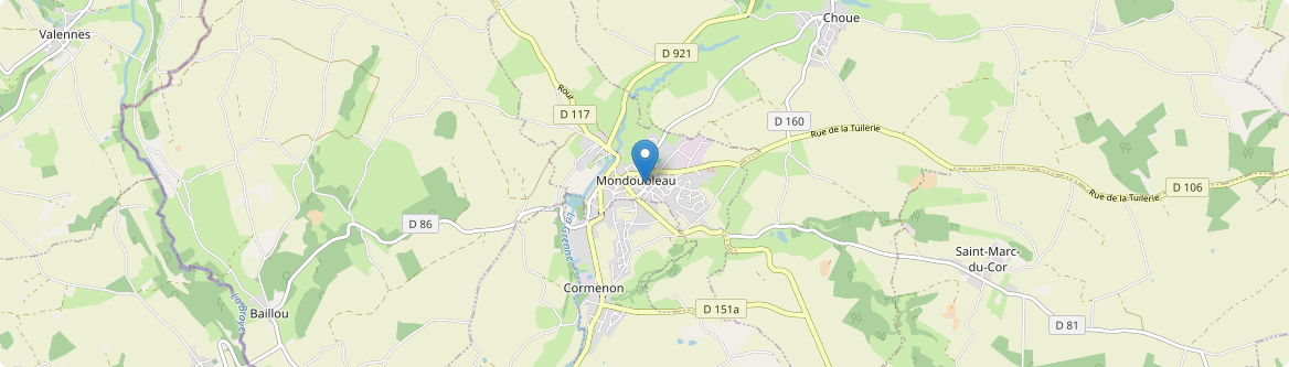 Mondoubleau - Carte