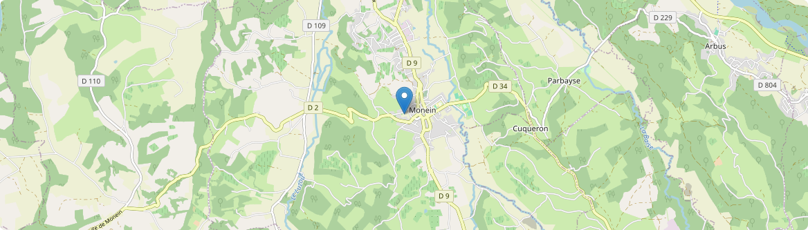 Monein - Carte