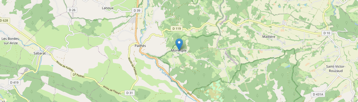 Monesple - Carte