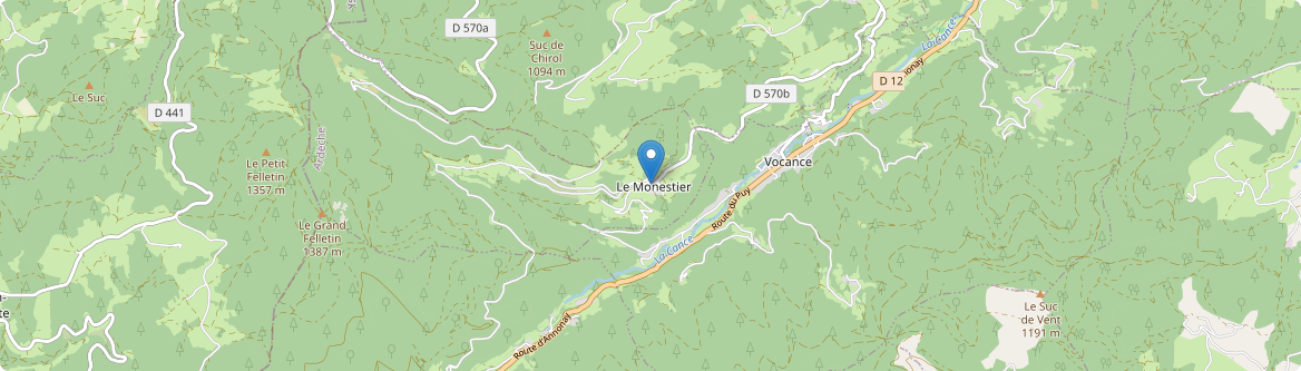 Monestier - Carte
