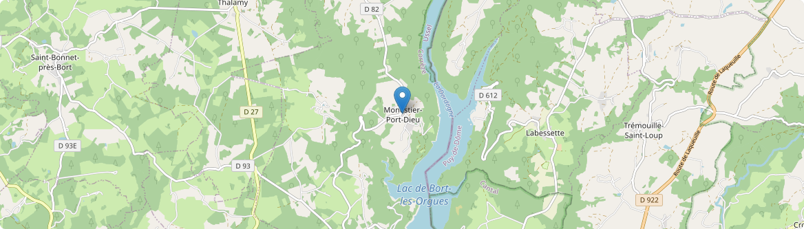 Monestier-Port-Dieu - Carte