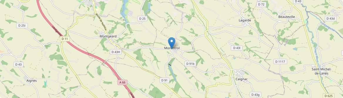 Monestrol - Carte