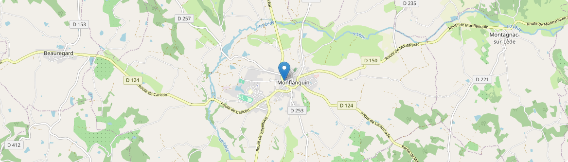 Monflanquin - Carte