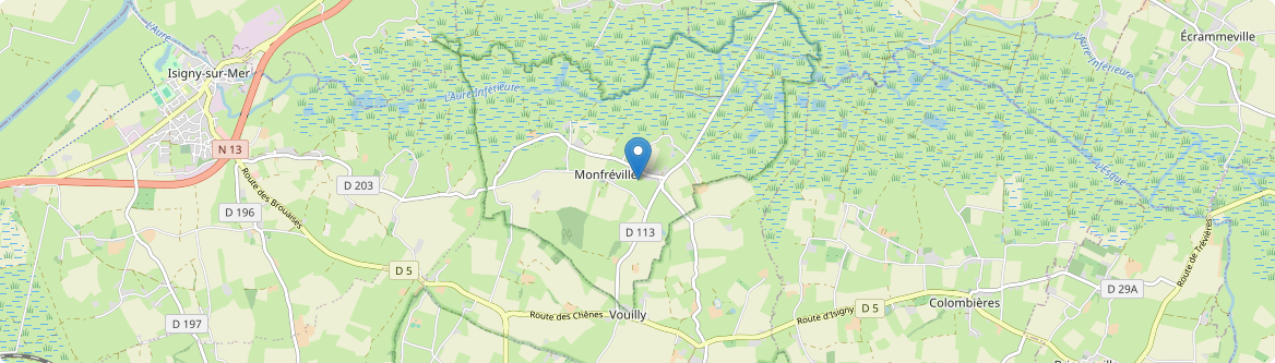 Monfréville - Carte