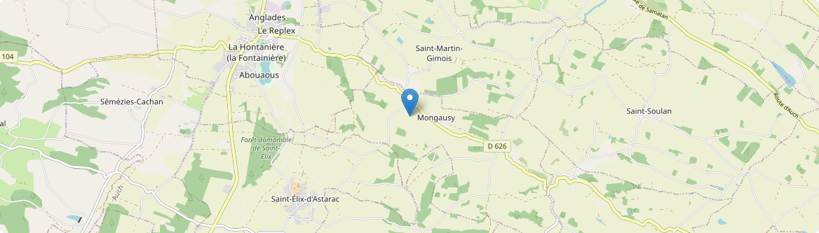 Mongausy - Carte