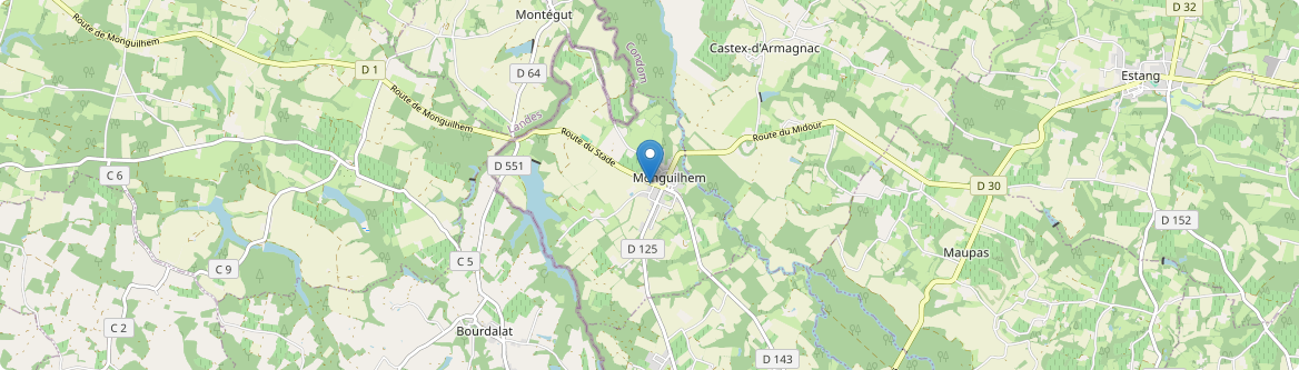Monguilhem - Carte