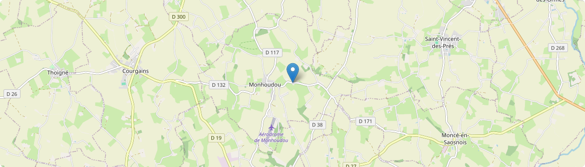 Monhoudou - Carte