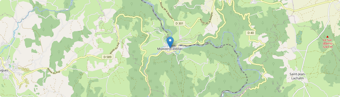 Monistrol-d'Allier - Carte