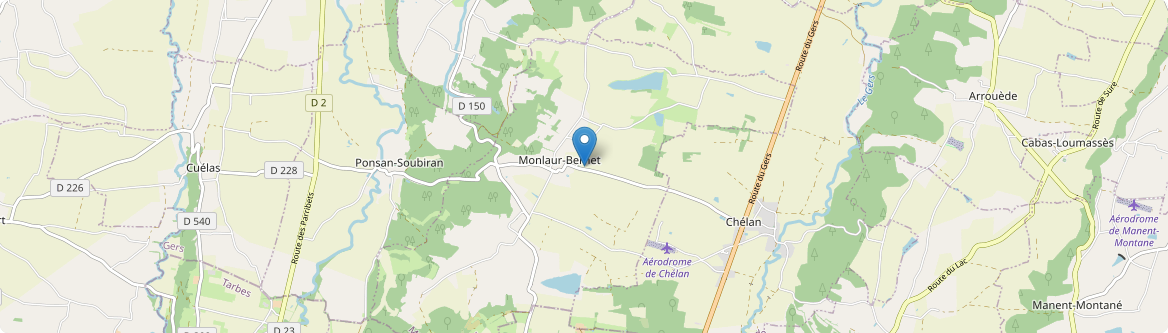 Monlaur-Bernet - Carte