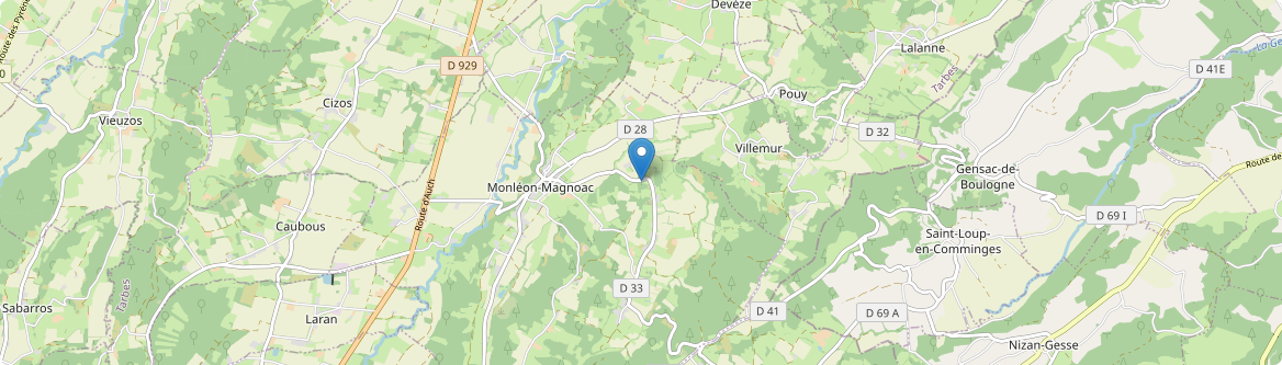 Monléon-Magnoac - Carte