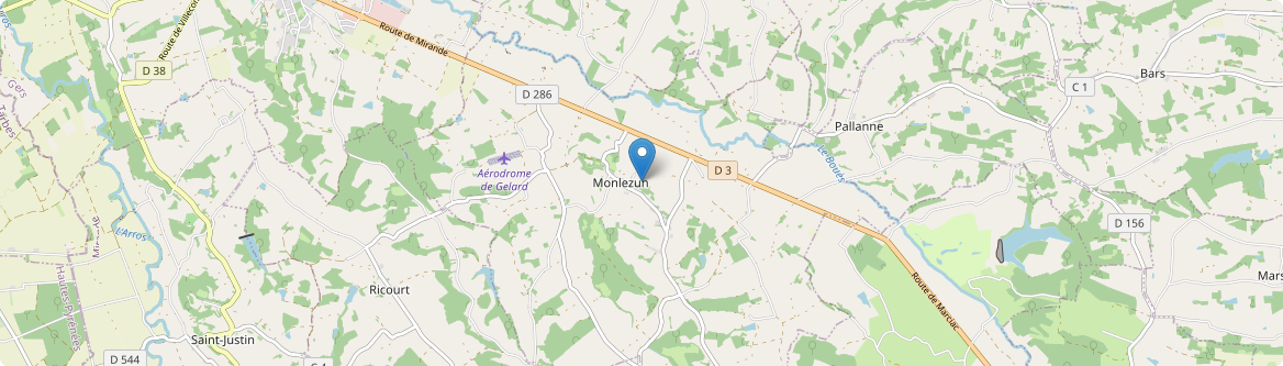 Monlezun - Carte