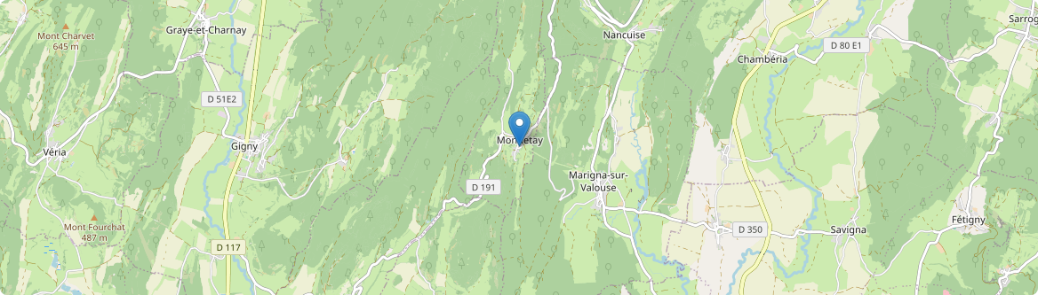 Monnetay - Carte