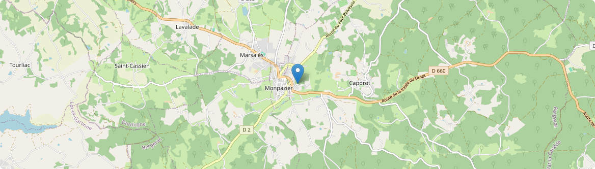 Monpazier - Carte