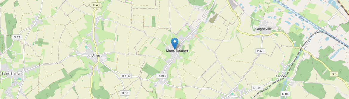 Mons-Boubert - Carte
