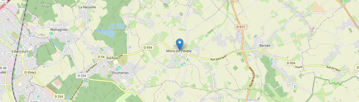 Mons-en-Pévèle - Carte