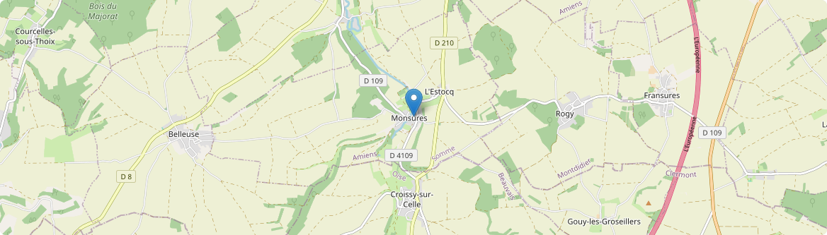 Monsures - Carte