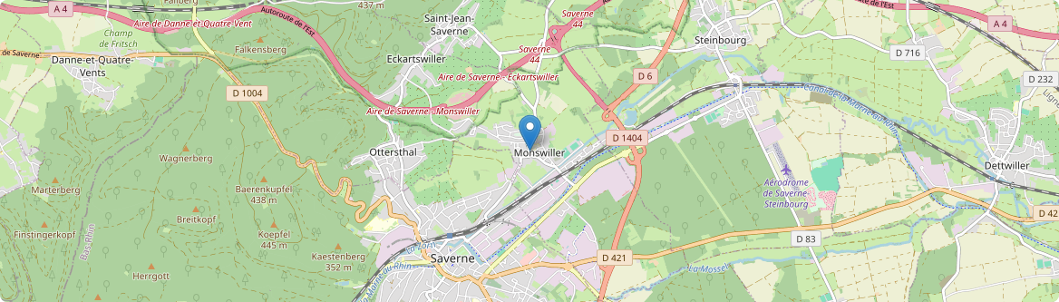 Monswiller - Carte