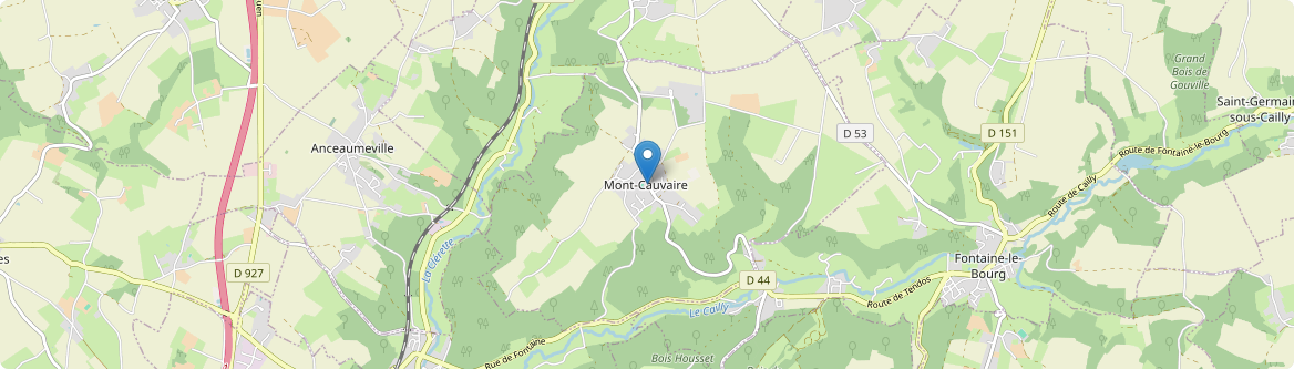 Mont-Cauvaire - Carte
