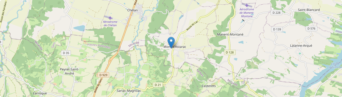 Mont-d'Astarac - Carte