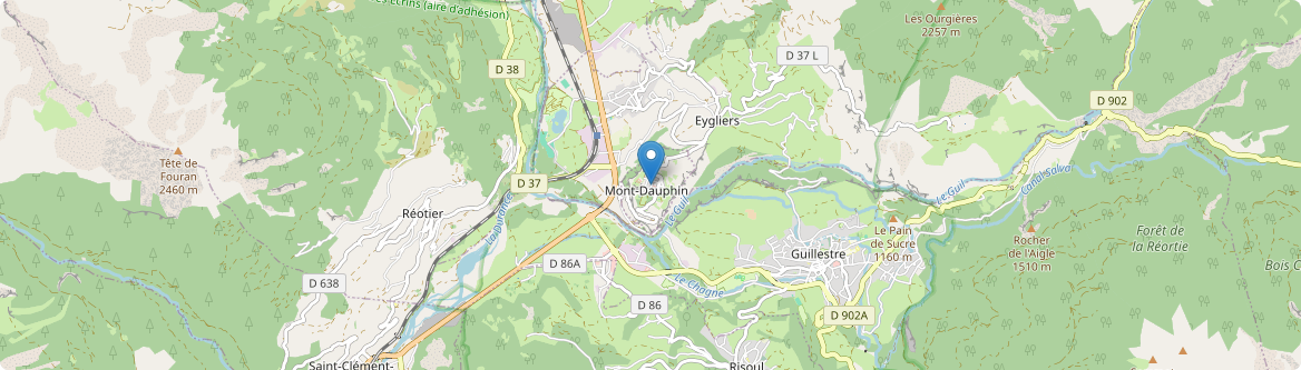 Mont-Dauphin - Carte