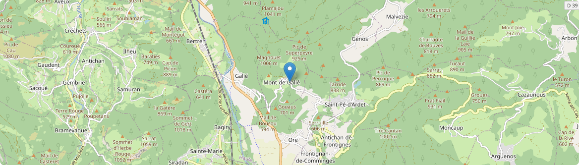 Mont-de-Galié - Carte