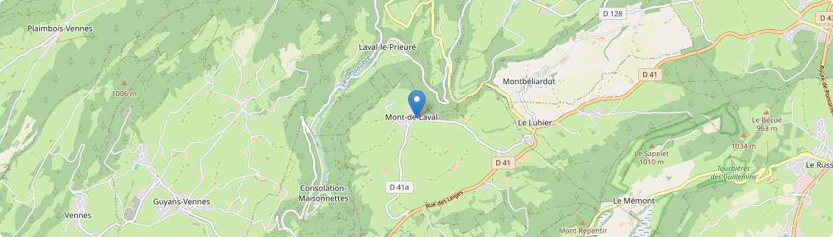 Mont-de-Laval - Carte