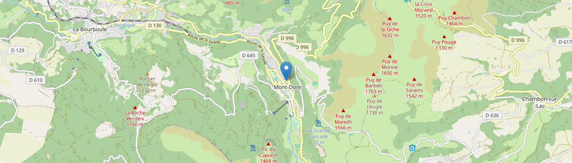 Mont-Dore - Carte