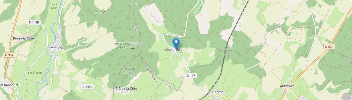 Mont-l'Étroit - Carte
