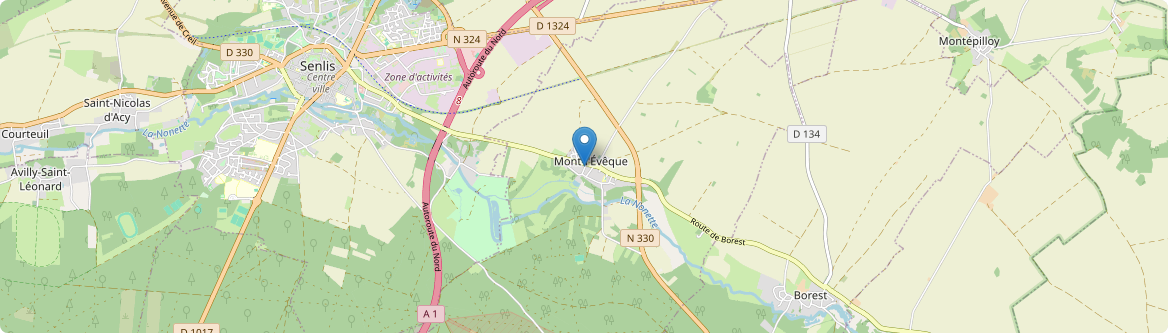 Mont-l'Évêque - Carte