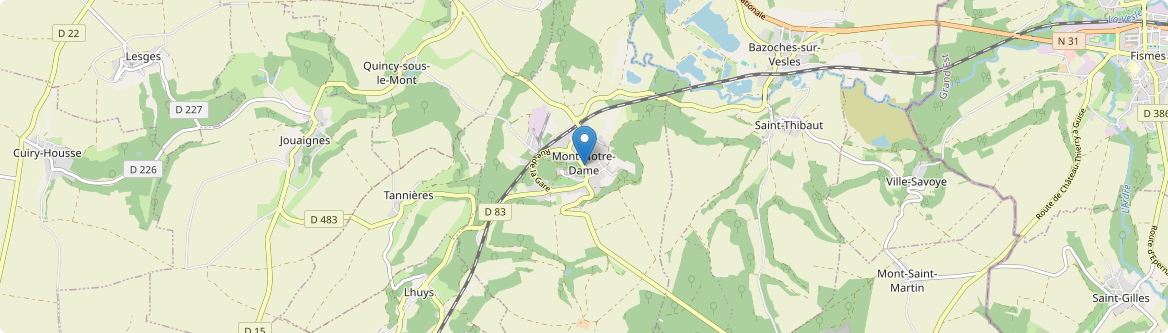 Mont-Notre-Dame - Carte