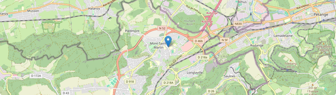 Mont-Saint-Martin - Carte