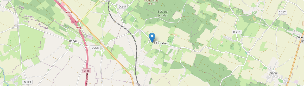 Montabard - Carte